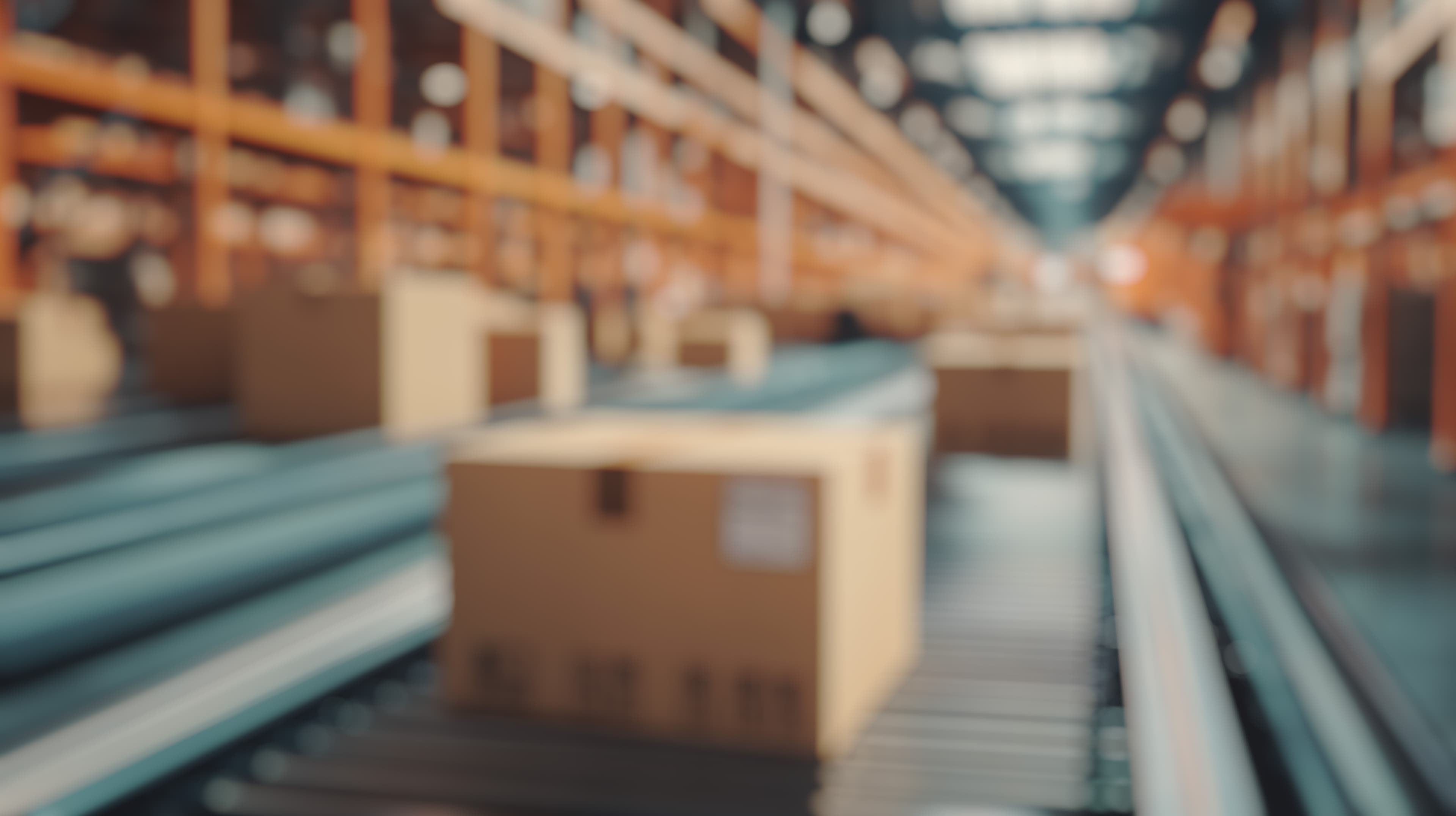 Team members handling orders in warehouse operational setting